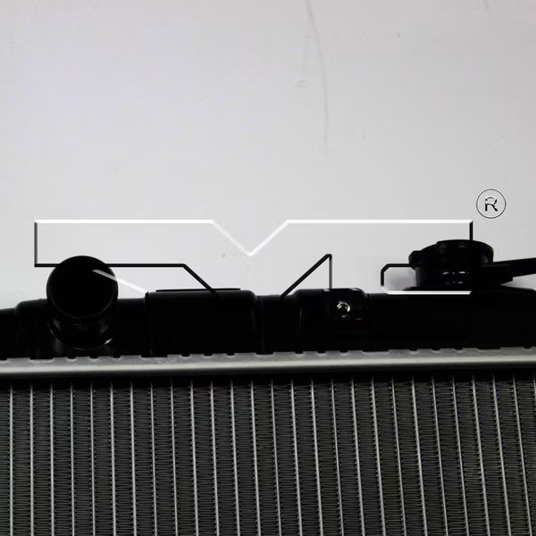 Radiator, 2387, Tyc, Mfr#: 2387