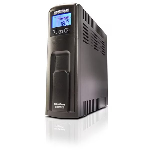 Slimline 6 Outlet Surge Strip, 1080J, Minuteman Ups, Mfr#: MMS664S
