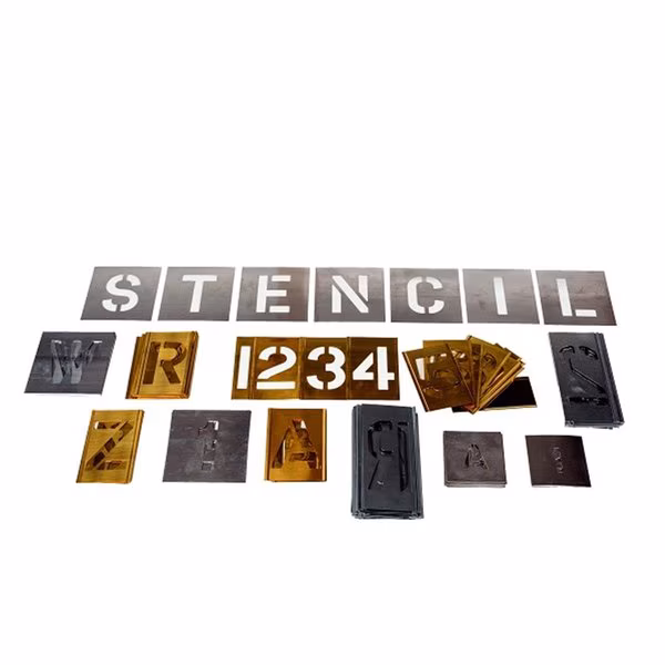 Interlocking Stencil Letter Set - 4 in., Pryor, Mfr#: PR394907