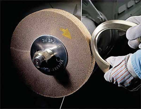 FlapWheel, AO, 6 In Diax1 Wx2 In AH, MD, PK3, Scotch-Brite, Mfr#: 61500109097