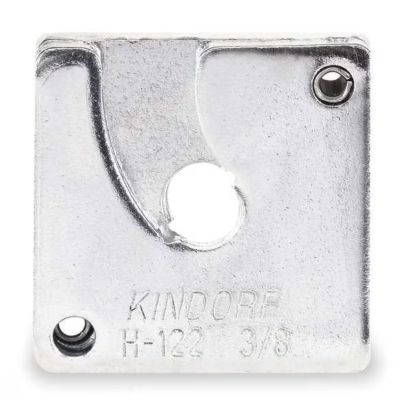 Channel Nut, 3/8 In, Silver, KINDORF, Mfr# H 122 3/8 EG