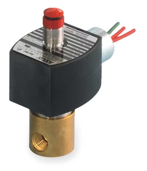 12V DC Stainless Steel Solenoid Valve, Universal, 1/4 in Pipe Size, REDHAT, Mfr# EF8314G301