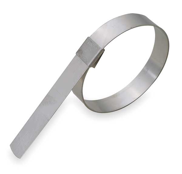 Band Clamp, SS, Min.Dia. 3/4 In., PK10, BAND-IT, Mfr# GRP12S