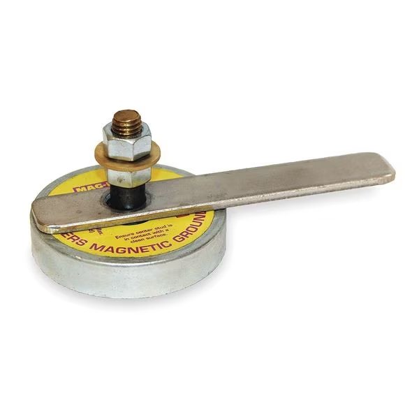 Magnetic Welding Ground, 3 1/2 In D, 800 A, Mag-Mate, Mfr#: WG800