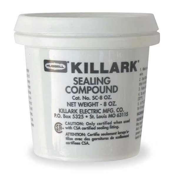 Sealing Compound, 8 Oz, KILLARK, Mfr# SC-8OZ