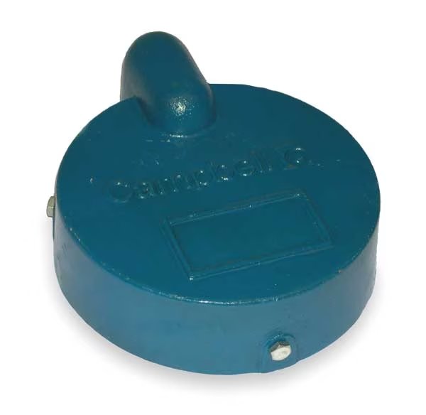 Well Cap, Cast Iron, Casing 6 In