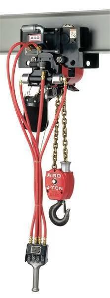 Air Chain Hoist, 4400 lb. Cap., 10 ft. Lft, Ingersoll-Rand, Mfr#: 7792A-3HA10-C6S