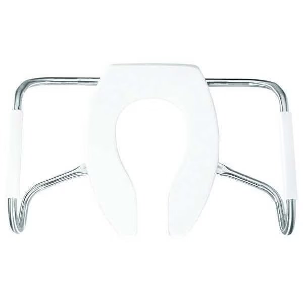 Toilet Seat, Without Cover, Plastic, Elongated, White, Bemis, Mfr#: MA2155T-000