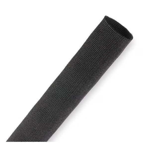 Sleeving, 1.590 In., 50 ft., Black, TECHFLEX, Mfr# DFN1.59BK50