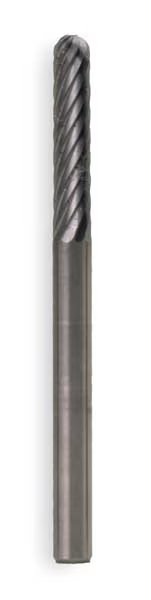 Carbide Bur, Cylindrical-Ball Nose, 5/16, WIDIA METAL REMOVAL, Mfr# M40295