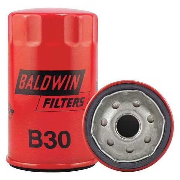 Oil Filter, Spin-On, Full-Flow, Baldwin Filters, Mfr#: B30