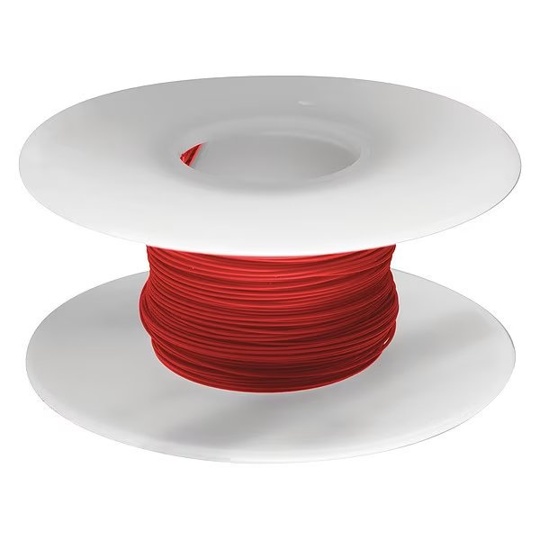 26 AWG Wire Wrapping Wire 100 ft. RD, OK INDUSTRIES, Mfr# R26R-0100