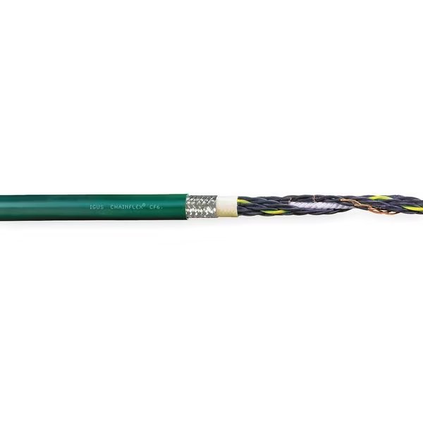 16 AWG 7 Conductor Continuous Flex Control Cable 600V GN, Chainflex, Mfr#: CF6-15-07-25