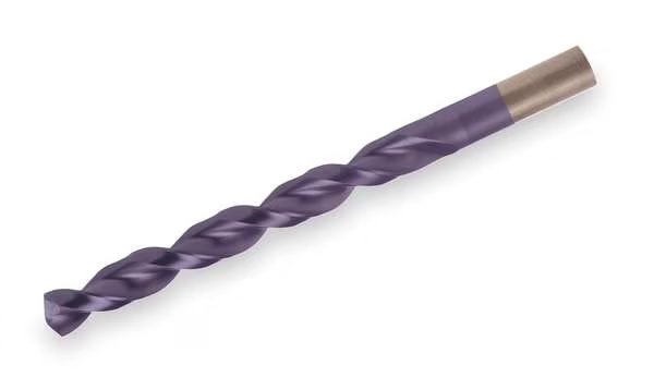 Q-Cobalt™ 135° Wide Land Parabolic Jobber Length Drill Cleveland 2075-TA TiAlN HSS-CO 8% 17/64, CLEVELAND, Mfr# C16994