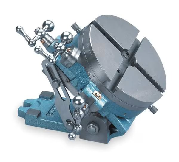 Rotary Slide Tilting Table, 10 In, X-Y 4, Palmgren, Mfr#: 9634103