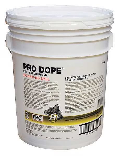 Pro Dope(R) Thread Sealant 5 gal, Pail, Gray, Paste, Hercules, Mfr#: 15445