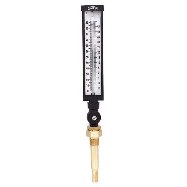 Thermometer, Analog, 30-300 deg, 3/4in NPT, Winters, Mfr#: TIM105LF.