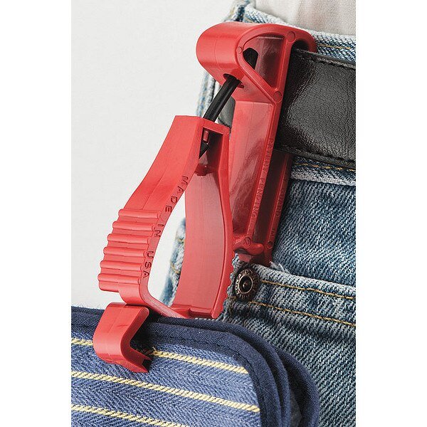 Utility Guard(R) Clip, Red, Blank, GLOVE GUARD, Mfr# 7300RD