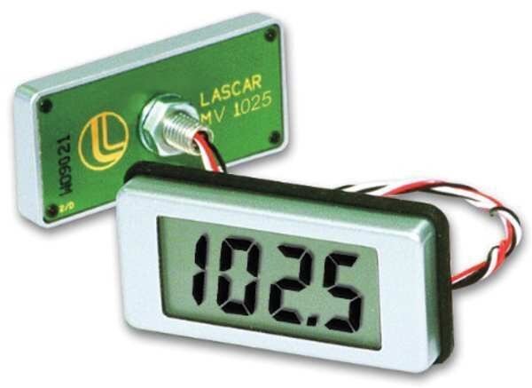 Voltmeter, 4 Digit, Drill Mount, 200mV, Lascar, Mfr#: EMV 1025S-01