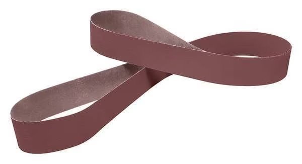 Cloth Belt, Coated, 3 in W, 21 in L, 40 Grit, Coarse, Aluminum Oxide, 341D, Brown, 3M, Mfr# 7010326490