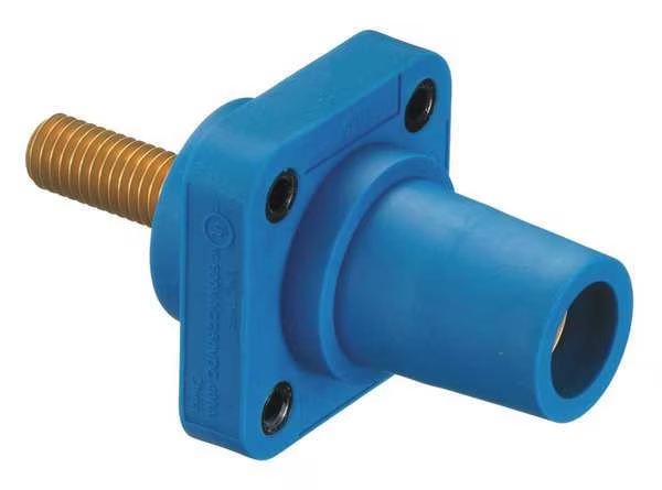 Receptacle, Blue, Female, Stud, Taper Nose, Hubbell, Mfr#: HBLFRSCBL