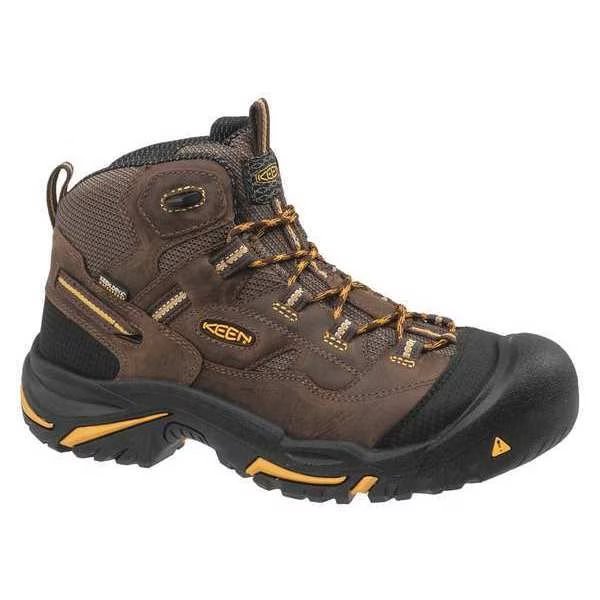 Size 11 Men's Hiker Boot Steel Work Boot, Brown, KEEN, Mfr# 1011242