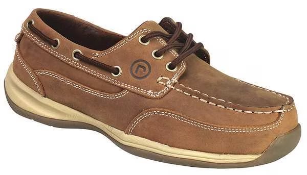 Boat Shoes, Steel, 7-1/2M, PR, ROCKPORT WORKS, Mfr# RK676