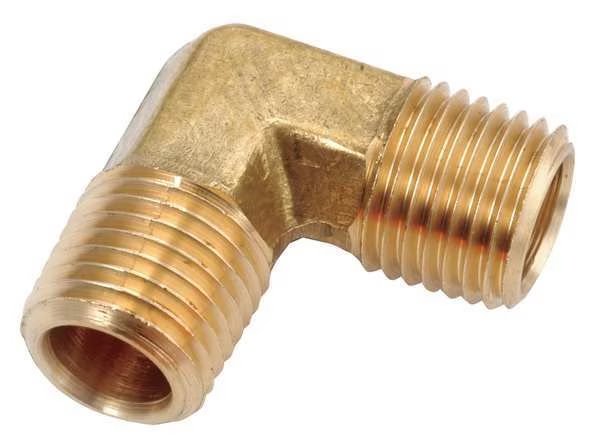Low Lead Brass Male Elbow, 1/4