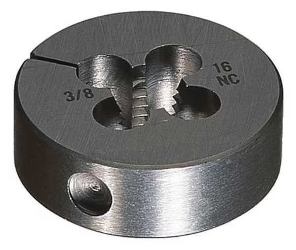 HSS Round Adjustable DIe 0710 Cle-Line M25.4 Outer Diameter M10x1.5, CLEVELAND, Mfr# C65824