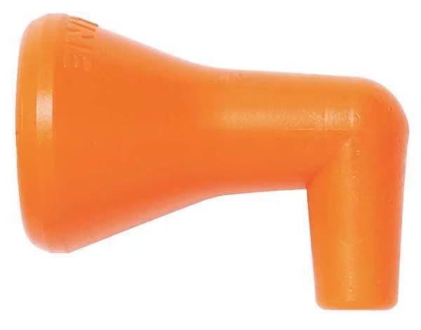 90 Degree Round Nozzle, 1/8In, PK20, LOC-LINE, Mfr# 49440