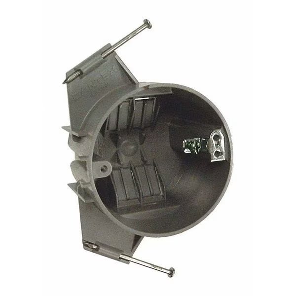 Ceil Box, Round, Nm, Nails Grn Plt, 3.5, RACO, Mfr# 7919RAC