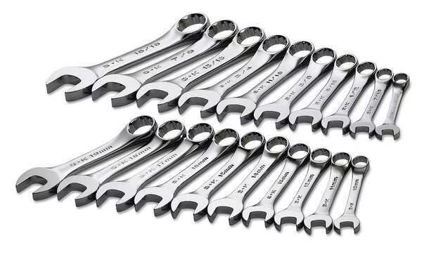 Combo Wrench Set, 3/8-15/16, 10-19mm, 20 Pc, Sk Professional Tools, Mfr#: 86250
