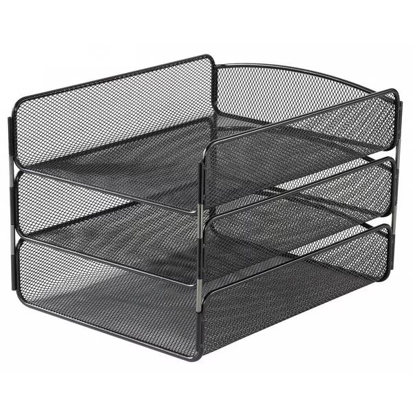 Letter Tray/File Holder, 3, Comp, SAFCO, Mfr# 3271BL