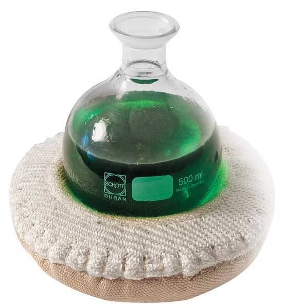 Heating Mantle, Lower Hemisphere, 240VAC, 80W, 125mL, Temps up to 842°F, Briskheat, Mfr#: HM0125-HS2