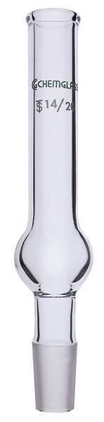 Drying Tube, Straight, 19/22 Inner Joint, CHEMGLASS, Mfr# CG-1293-19