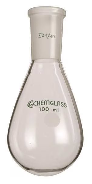 Recovery Flask, 200mL, CHEMGLASS, Mfr# CG-1512-05