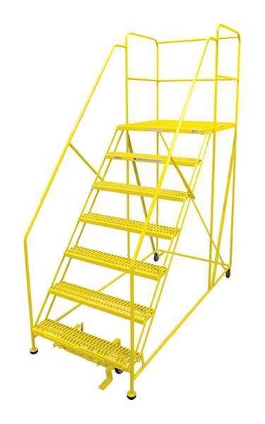 Work Platform, 7 Step, Steel, 106In. H., Cotterman, Mfr#: 7WP3648RA3B4B8AC2P6
