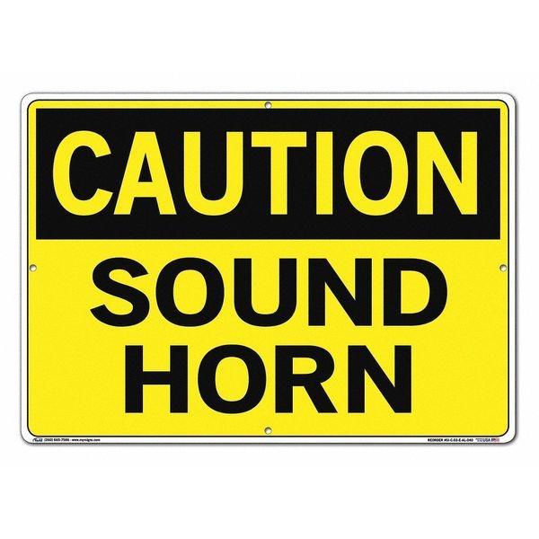 Aluminum Sign, 14-1/2