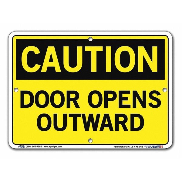 Aluminum Sign, 7-1/2