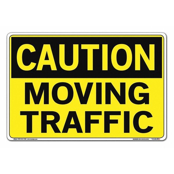 Vinyl Label Sign, 12-1/2