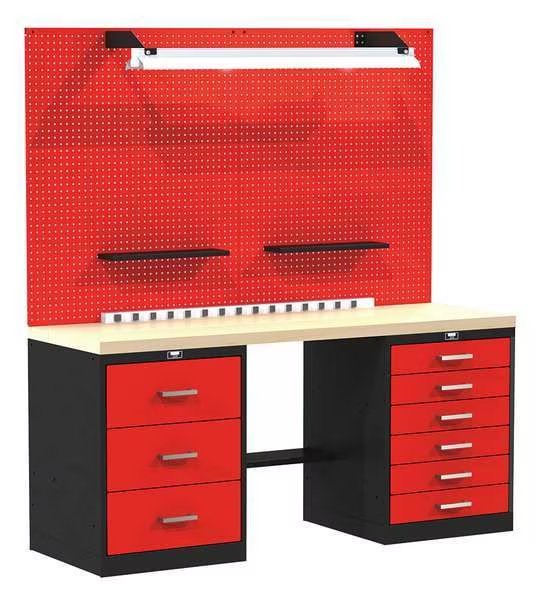 Basic Modular Storage Unit, 72 In, Hardwd, Hallowell, Mfr#: FKBASIC-LG-M