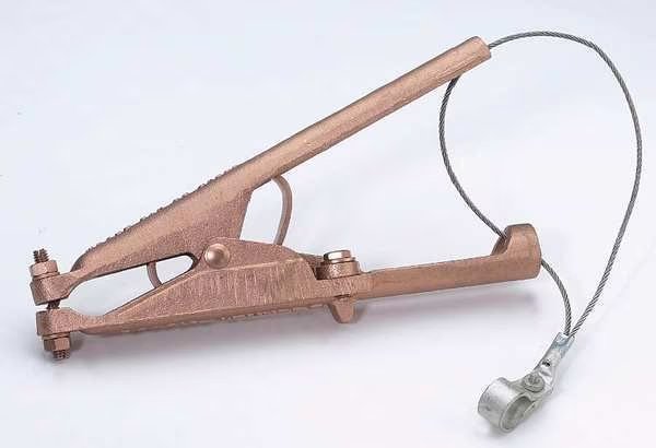 Static Discharge Clamp, 8.9In, Burndy, Mfr#: GIE4CG4