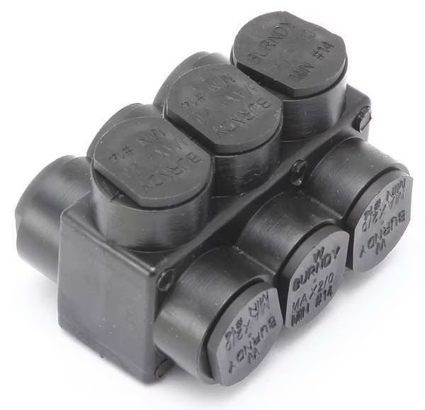 Insulated Multitap Connector, 2.19 In. L, Burndy, Mfr#: 1PLD2/03