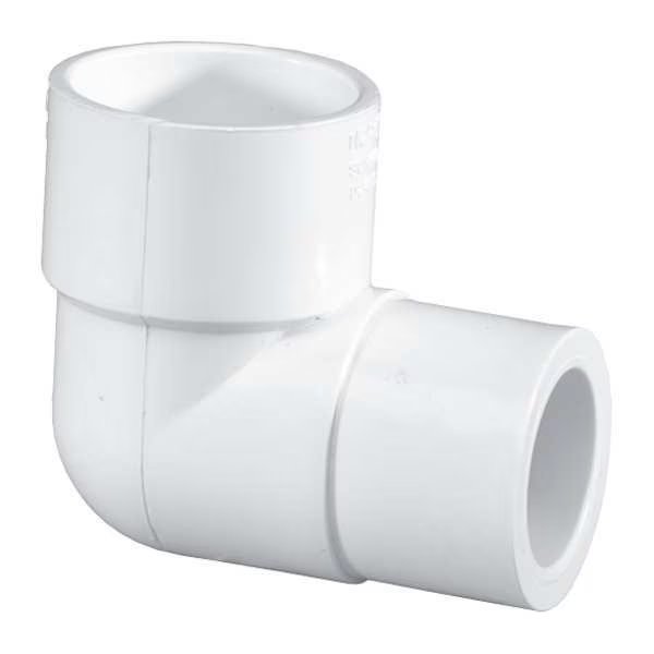 PVC Reducing Elbow, Socket x Socket, 2 in x 1 in Pipe Size, EnjoyTool select, Mfr# 406249