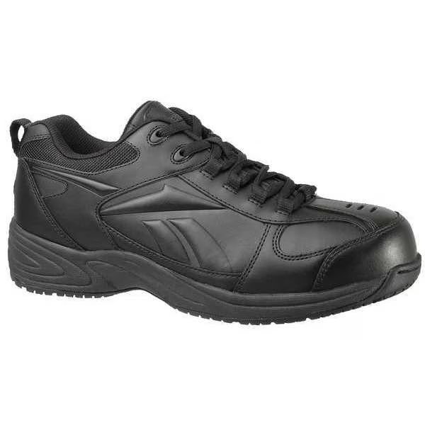 Work Shoes, 4, M, Black, Composite, Mens, PR, REEBOK, Mfr# RB1860