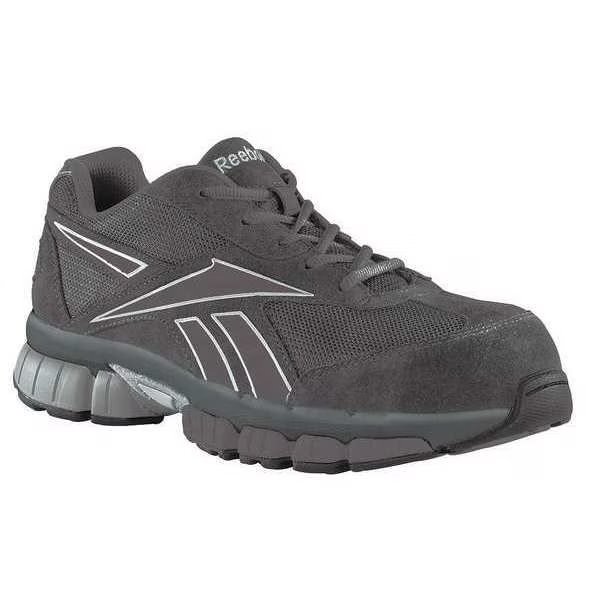 Work Shoes, 4-1/2, W, Bk, Composite, Mens, PR, REEBOK, Mfr# RB4895