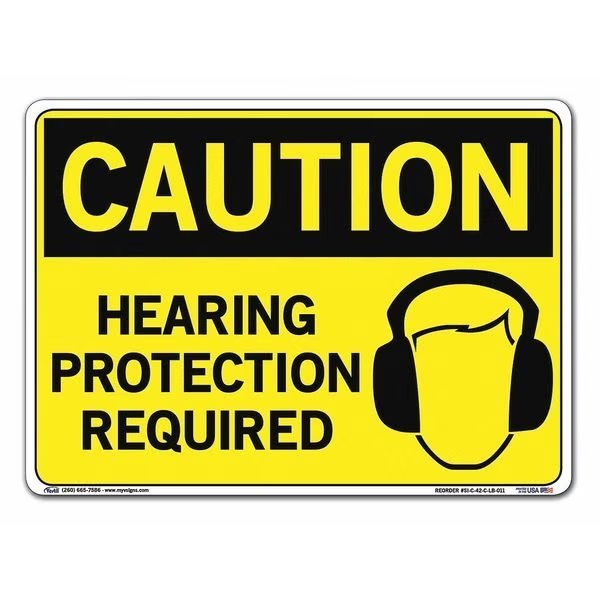 Sign, Caution, 14.5x10.5