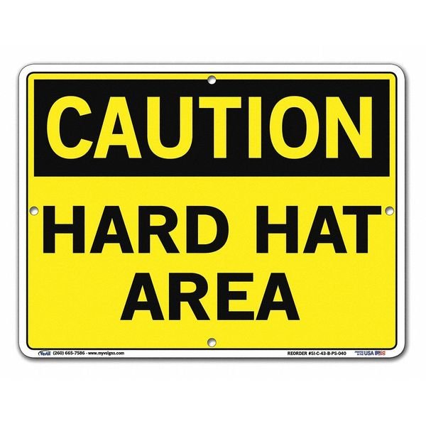 Sign, Caution, 12.5x9.5