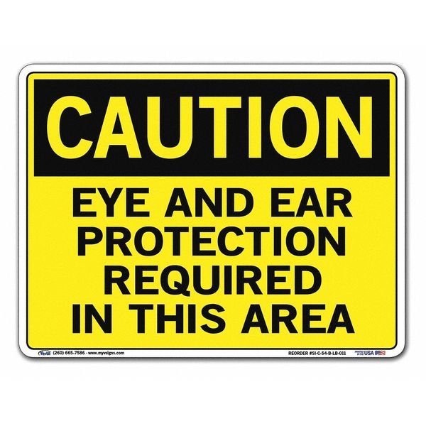 Sign, Caution, 12.5x9.5