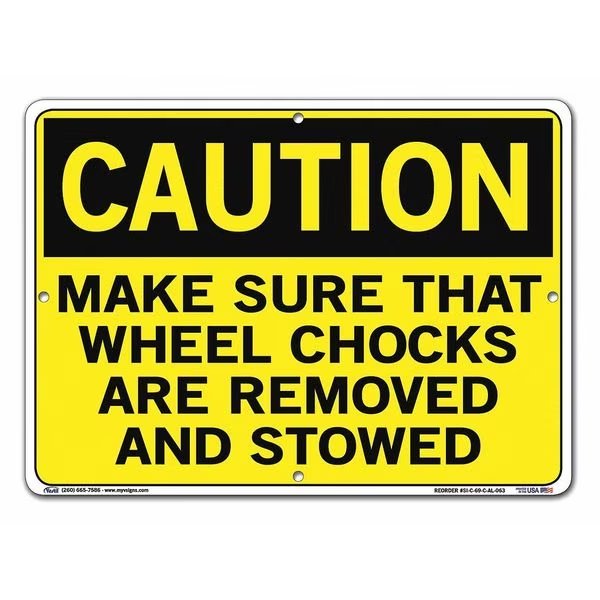 Aluminum Sign, 10-1/2